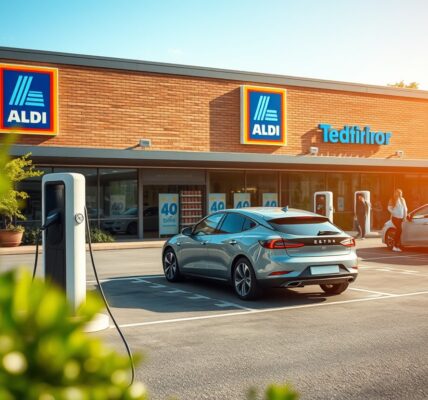 Aldi Ladesäulen - E-Auto laden beim Discounter