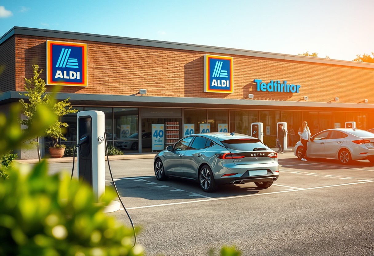 Aldi Ladesäulen - E-Auto laden beim Discounter