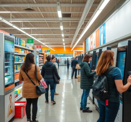 Selbstbedienungskassen als Lösung gegen Quengelware?