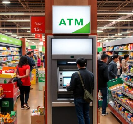 Kann man im Ausland Bargeld im Supermarkt abheben?