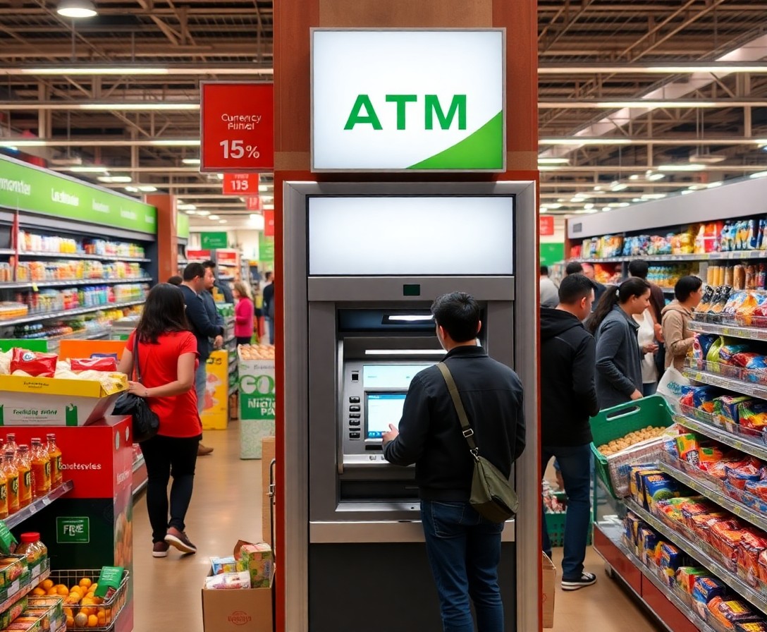 Kann man im Ausland Bargeld im Supermarkt abheben?