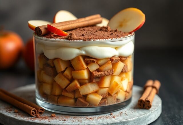 Bratapfel-Spekulatius-Tiramisu - Ein italienisches Rezept für kalte Tage
