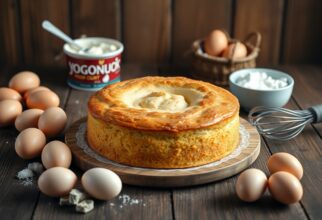 Einfaches Joghurtkuchen Rezept - Schnell mit wenig Zutaten
