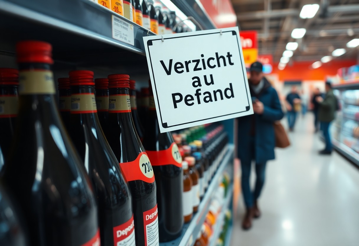 Supermarkt-Führung fordert Kunden zum Verzicht auf Pfand