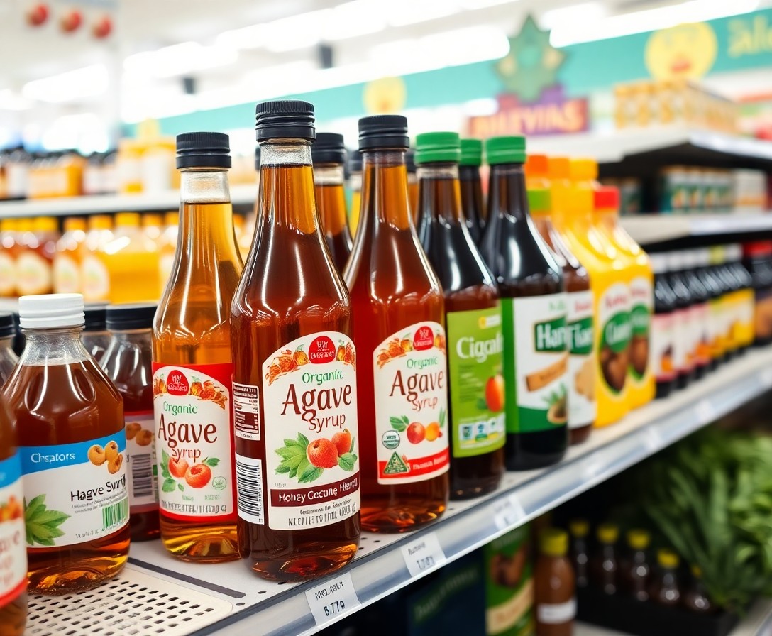 In welcher Abteilung findet man Agavendicksaft im Supermarkt?