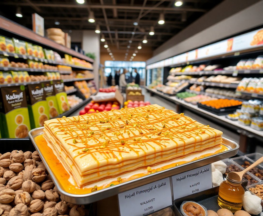 In welcher Abteilung findet man Kadayif im Supermarkt?