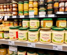 In welcher Abteilung findet man Pistaziencreme im Supermarkt?