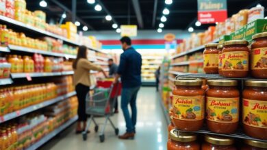 In welcher Abteilung findet man Tahin im Supermarkt?