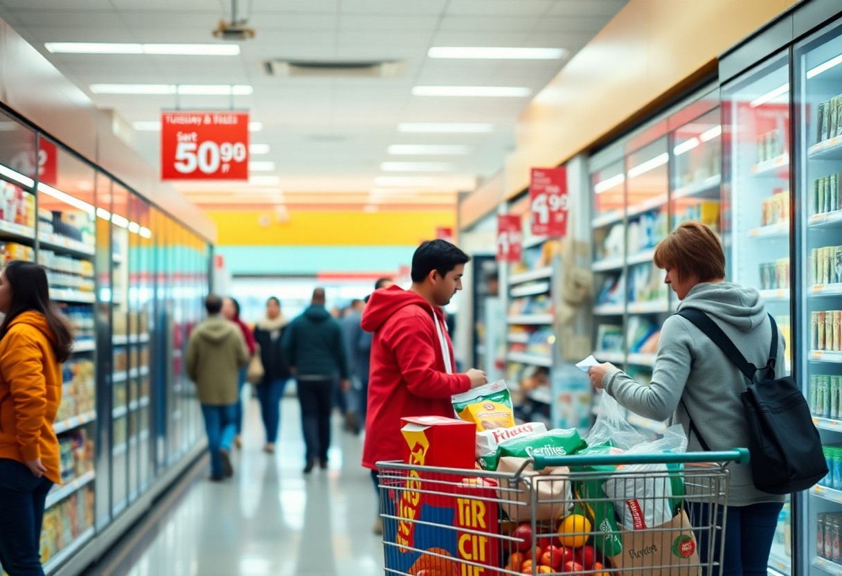 Sparen Sie Geld im Supermarkt an diesen Wochentagen