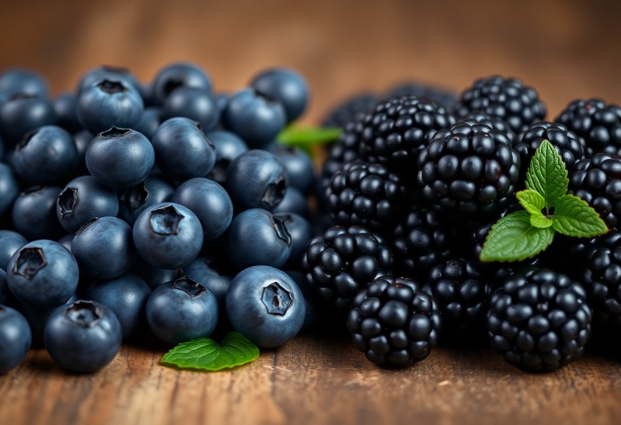 Die Unterschiede zwischen Heidelbeeren und Blaubeeren