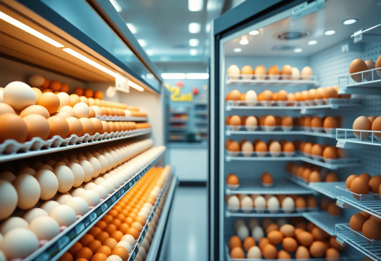 Warum frische Eier im Supermarkt ungekühlt sind