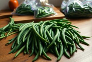 Frische grüne Bohnen einfrieren - so geht's richtig