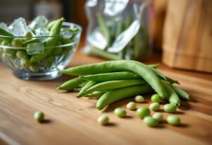 Wie kann man Zuckerschoten einfrieren?