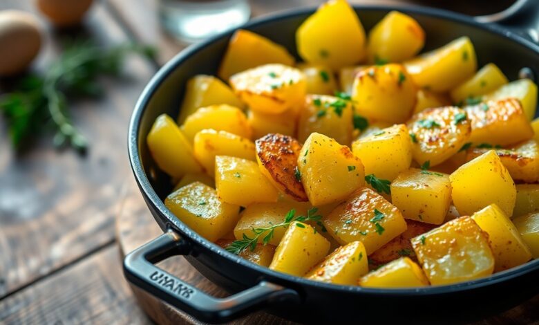 Bratkartoffeln braten