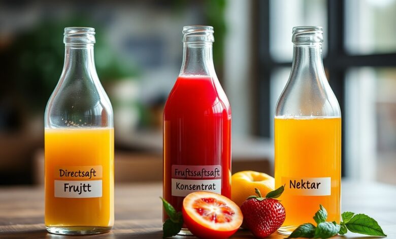 Fruchtsaftkonzentrat, Direktsaft, Nektar - was ist eigentlich der Unterschied?