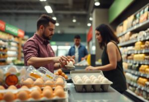 Warum wird an der Kasse der Eierkarton geöffnet?