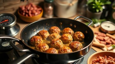 Frikadellen braten - Grundrezept mit Dauer und Temperatur