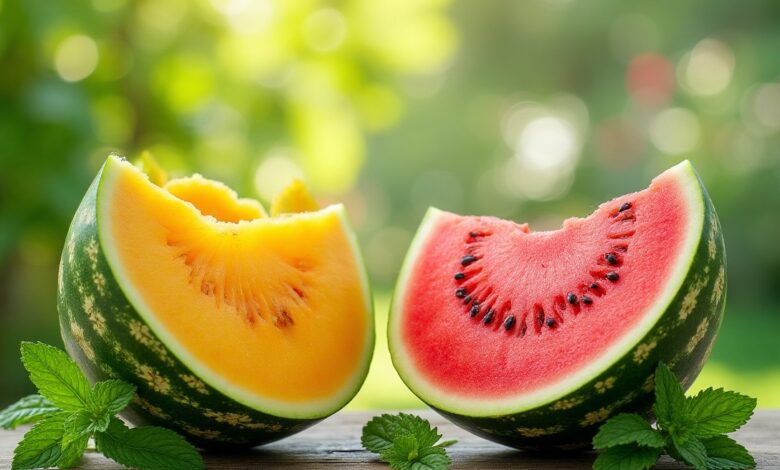 Erfrischend anders: Gelbe Wassermelone im Vergleich zur roten