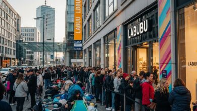 Labubu-Store eröffnet in Berlin: Fans campieren stundenlang vor Popmart Filiale