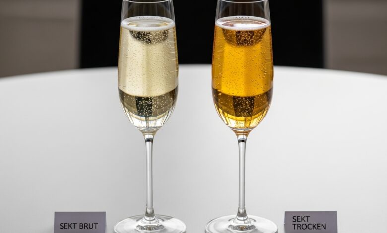 Sekt brut vs. trocken: Der klare Unterschied
