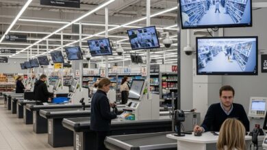 Wie werden SB-Kassen überwacht?