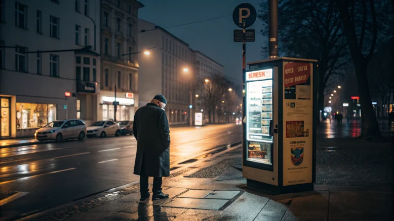 Wo ist ein Zigarettenautomat in der Nähe?