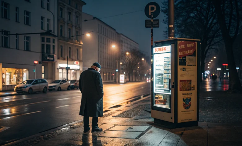 Wo ist ein Zigarettenautomat in der Nähe?