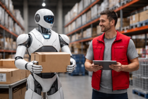 ROSSMANN testet humanoiden Roboter in der Logistik